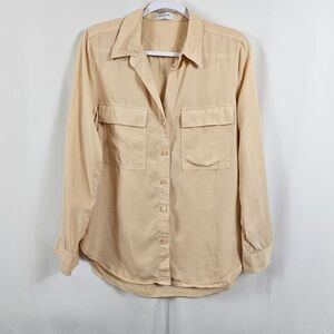 Aritzia Babaton Utility Shirt in Salmon - Size S